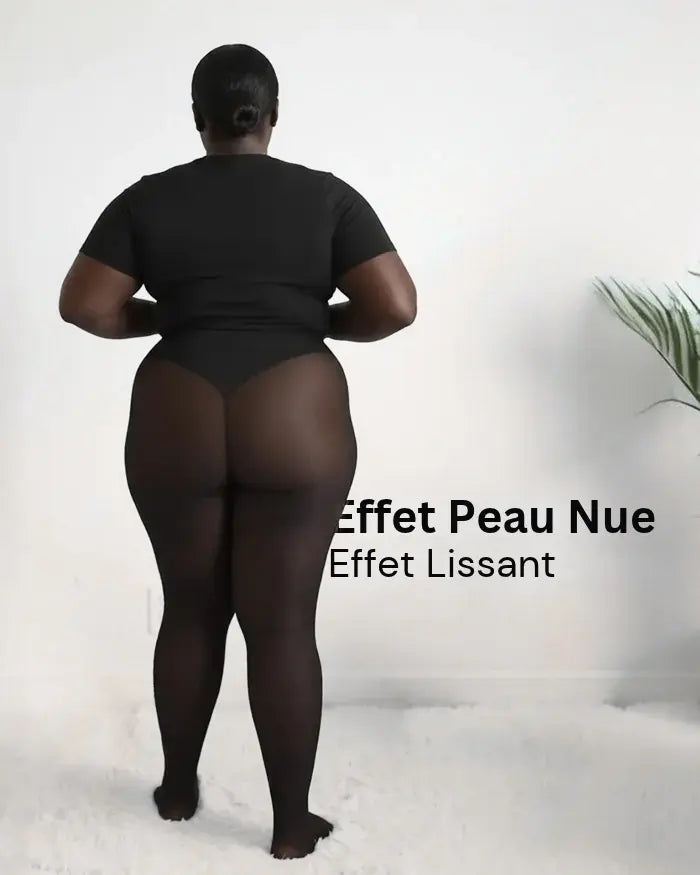 Collant polaire effet peau nue