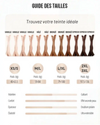 Collant polaire effet peau nue